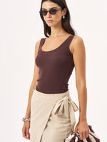 גופיית ריב חום כהה