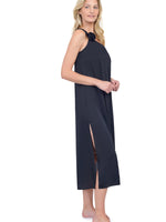 שמלת מקסי וואן שולדר שחור ROSEBUD