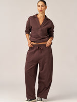 חולצת פולו פרנץ' טרי חום