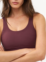 טופ ספורט ריב חום/חציל