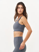 טופ ספורט ריב אפור