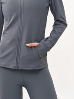 ג'קט ספורט ריב אפור