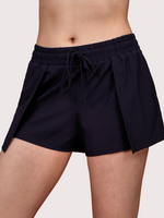 מכנסי בגד ים קצרים שחור