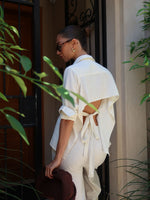 חולצה מכופתרת קרם SORRENTO