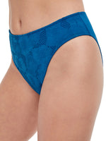 תחתון ביקיני גבוה כחול