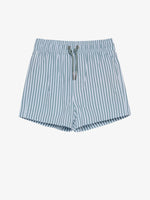 מכנסי בגד ים לילדים פסים ירוק