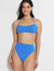 טופ ביקיני סטרפלס כחול