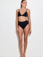 תחתון ביקיני גבוה שחור