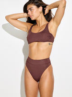 טופ ביקיני חום