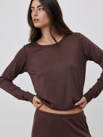 חולצה ארוכה פויינטל חום