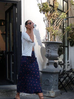 חצאית מקסי דובדבנים