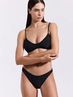 תחתון ביקיני HIGH LEG  לורקס שחור