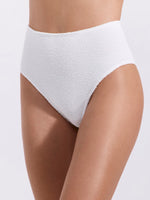 תחתון ביקיני גבוה ONE SIZE לבן