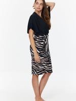 חצאית בגד ים מעטפת קשירה אנימל