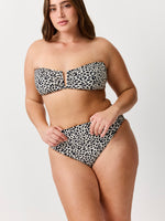 טופ ביקיני סטרפלס לאופרד