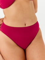 תחתון ביקיני גבוה בורדו