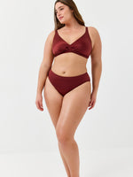 תחתון ביקיני סאטן קינמון