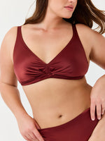 טופ ביקיני סאטן קינמון