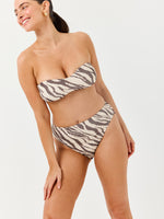 תחתון ביקיני גבוה בד רשת