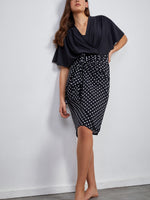 חצאית בגד ים מעטפת קשירה